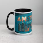 Amsterdam: Where History Meets Hipster Coffee Mug - Image 5