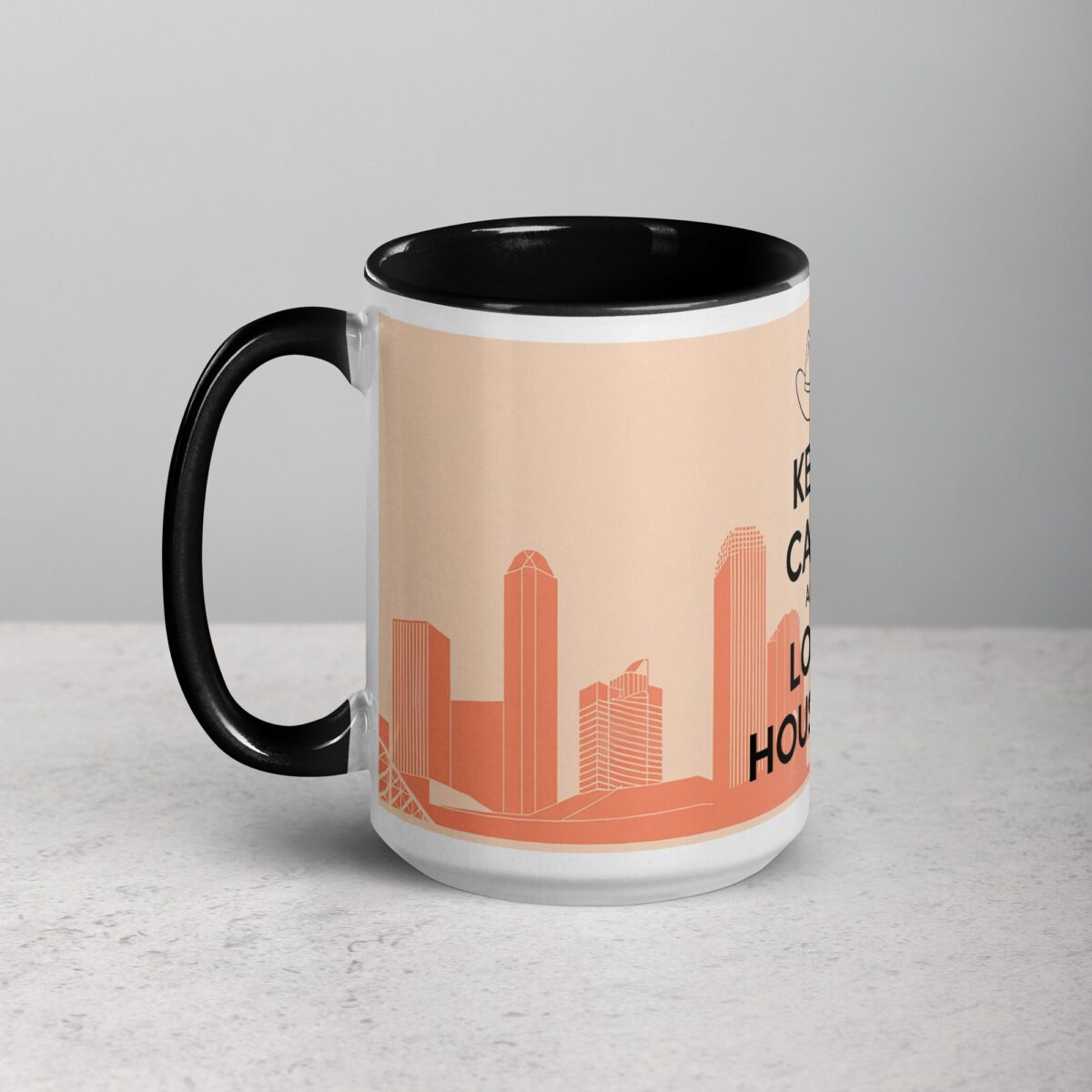 Keep Calm and Love Houston Coffee Mug & Tea Cup - Image 5