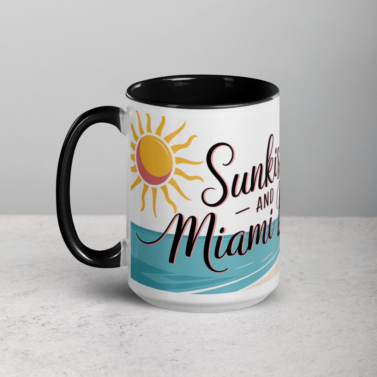 Sunkissed and Miami Blessed Coffee Mug - Image 5