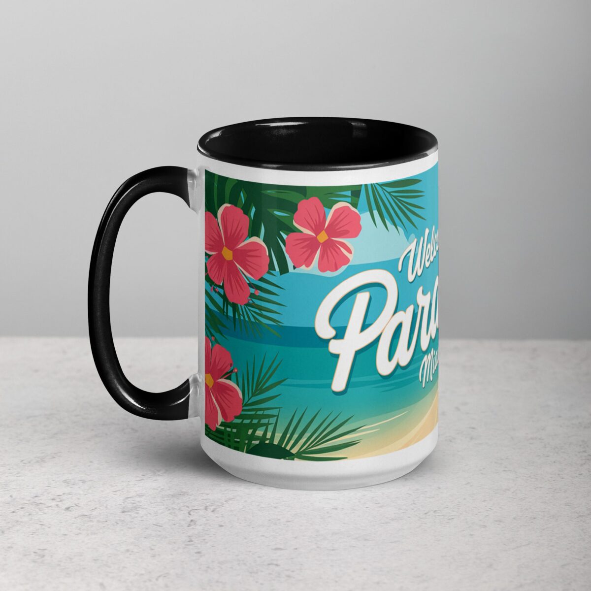 Welcome to Paradise: Miami Edition Coffee Mug - Image 5