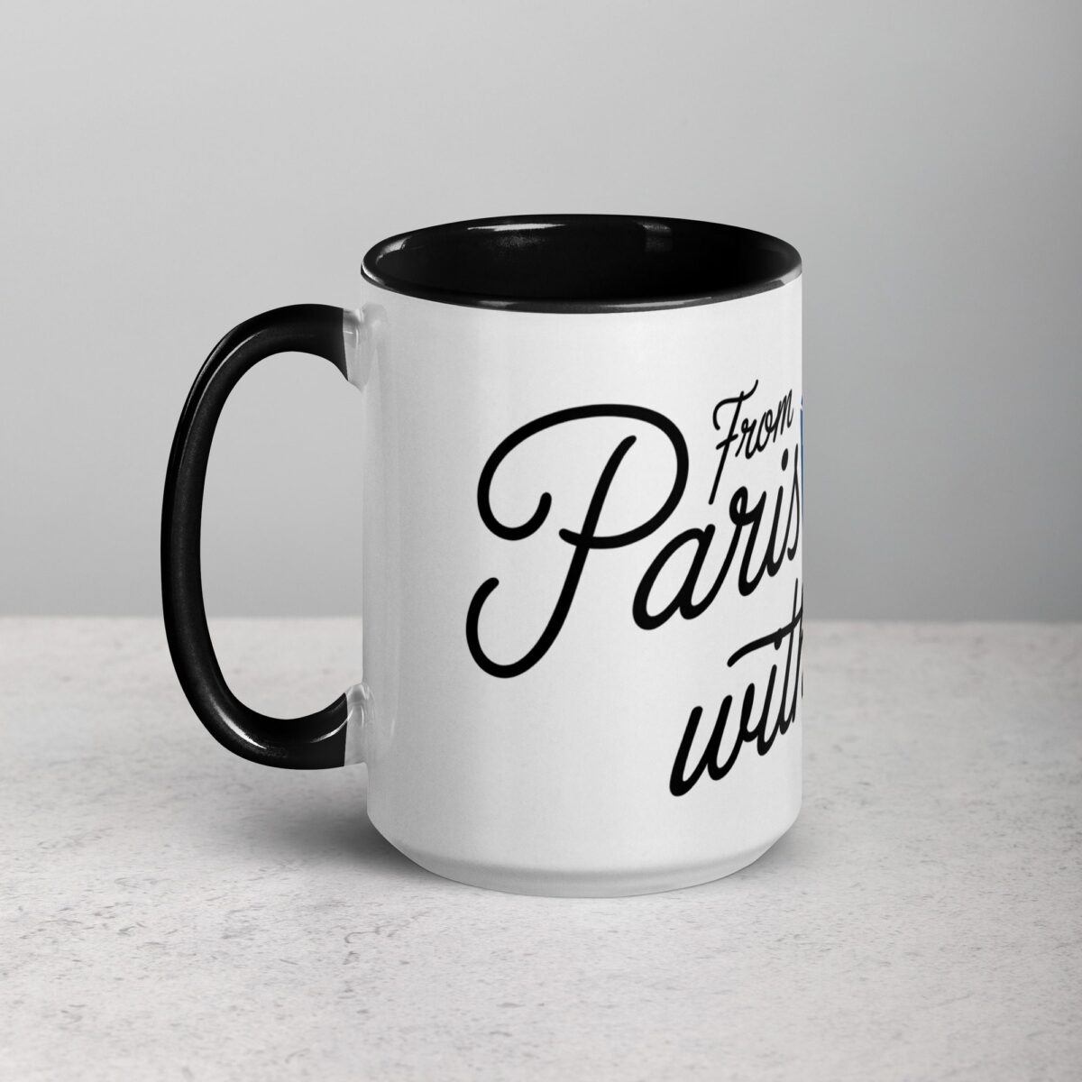 From Paris with Love Coffee Mug & Tea Cup - Image 5