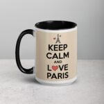 Keep Calm and Love Paris Coffee Mug & Tea Cup - Image 5