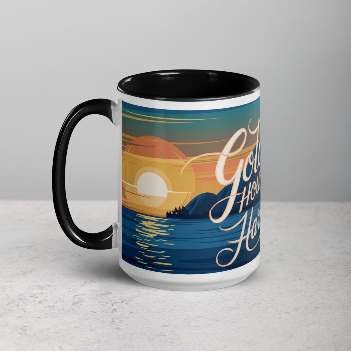 Golden Hours in the Harbour City Coffee Mug - Image 5