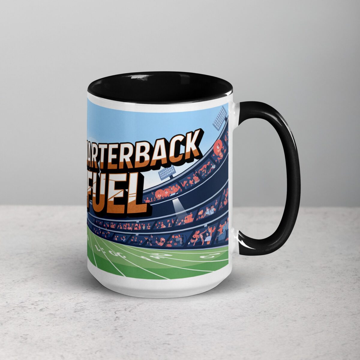 Quarterback Fuel Football Coffee Mug - Image 6