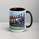 Quarterback Fuel Football Coffee Mug - Image 6