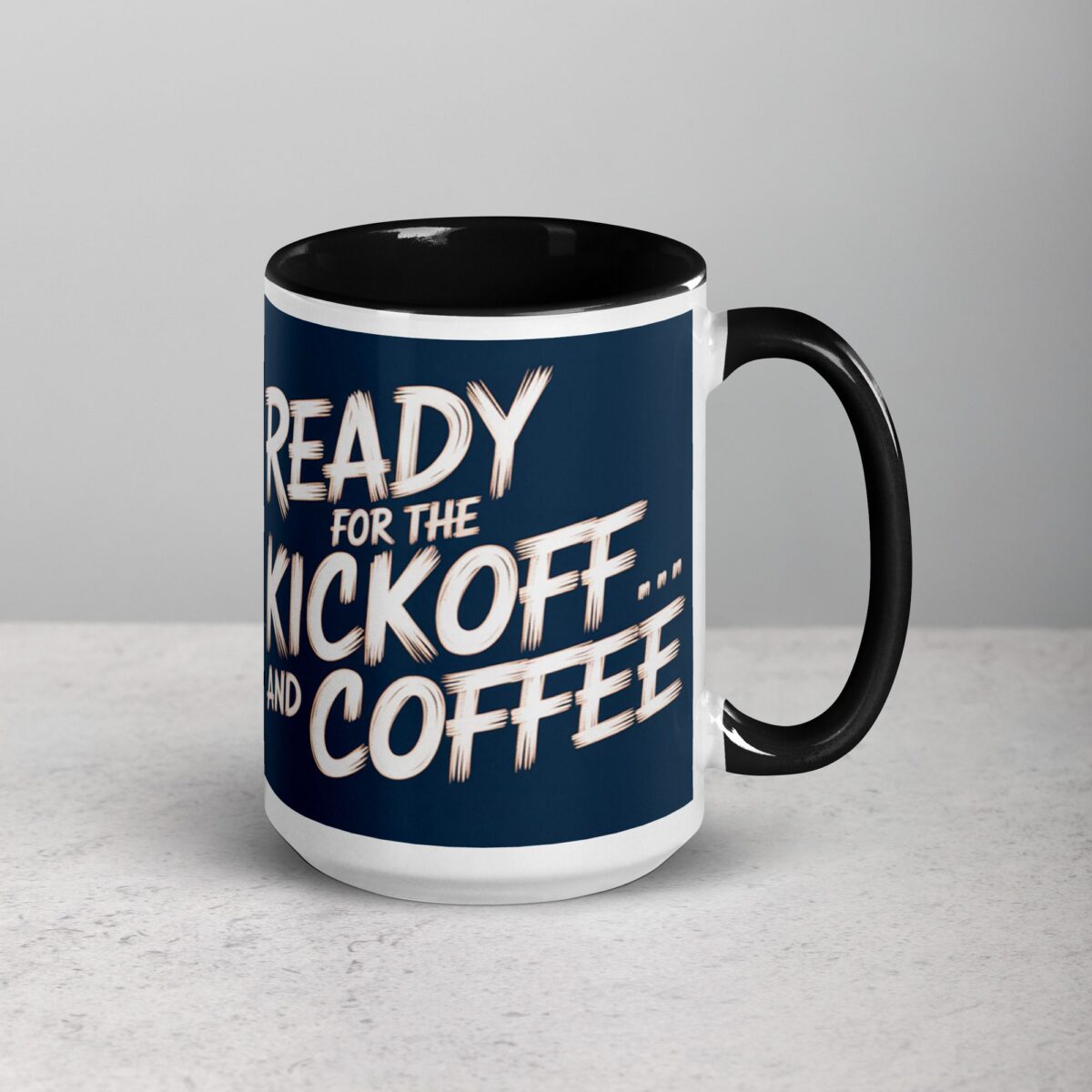 Ready for the Kickoff… and Coffee Football Mug - Image 6