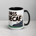 Ready to Pass… on Decaf Football Coffee Mug - Image 6