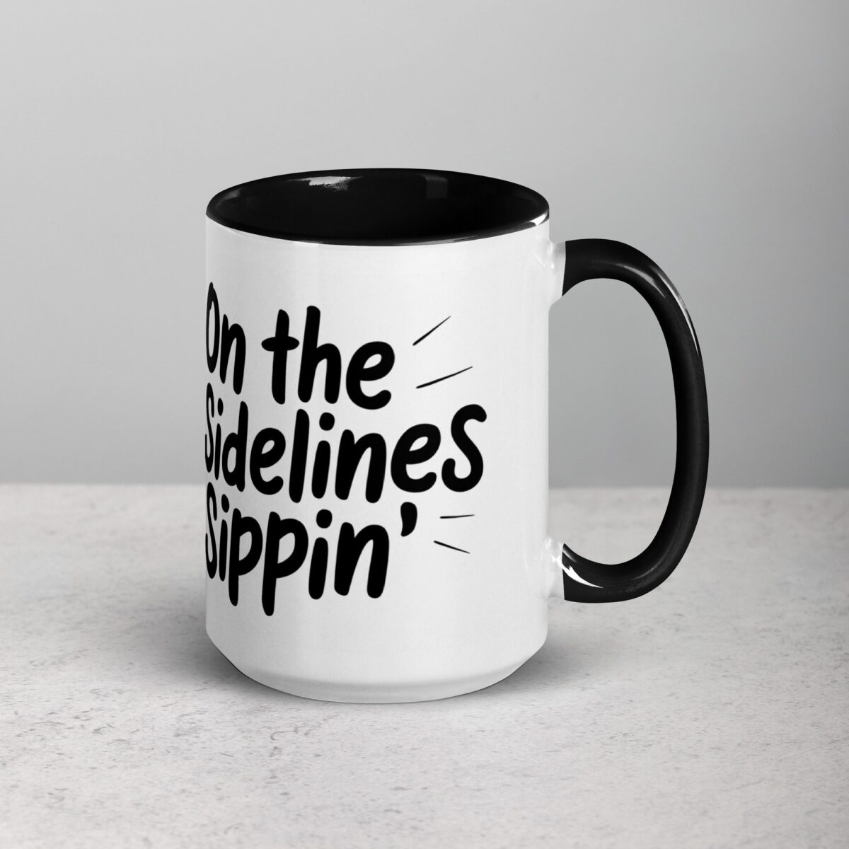 On the Sidelines Sippin’ Football Coffee Mug & Tea Cup - Image 6