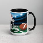 I Love Football Fun Coffee Mug & Tea Cup - Image 6