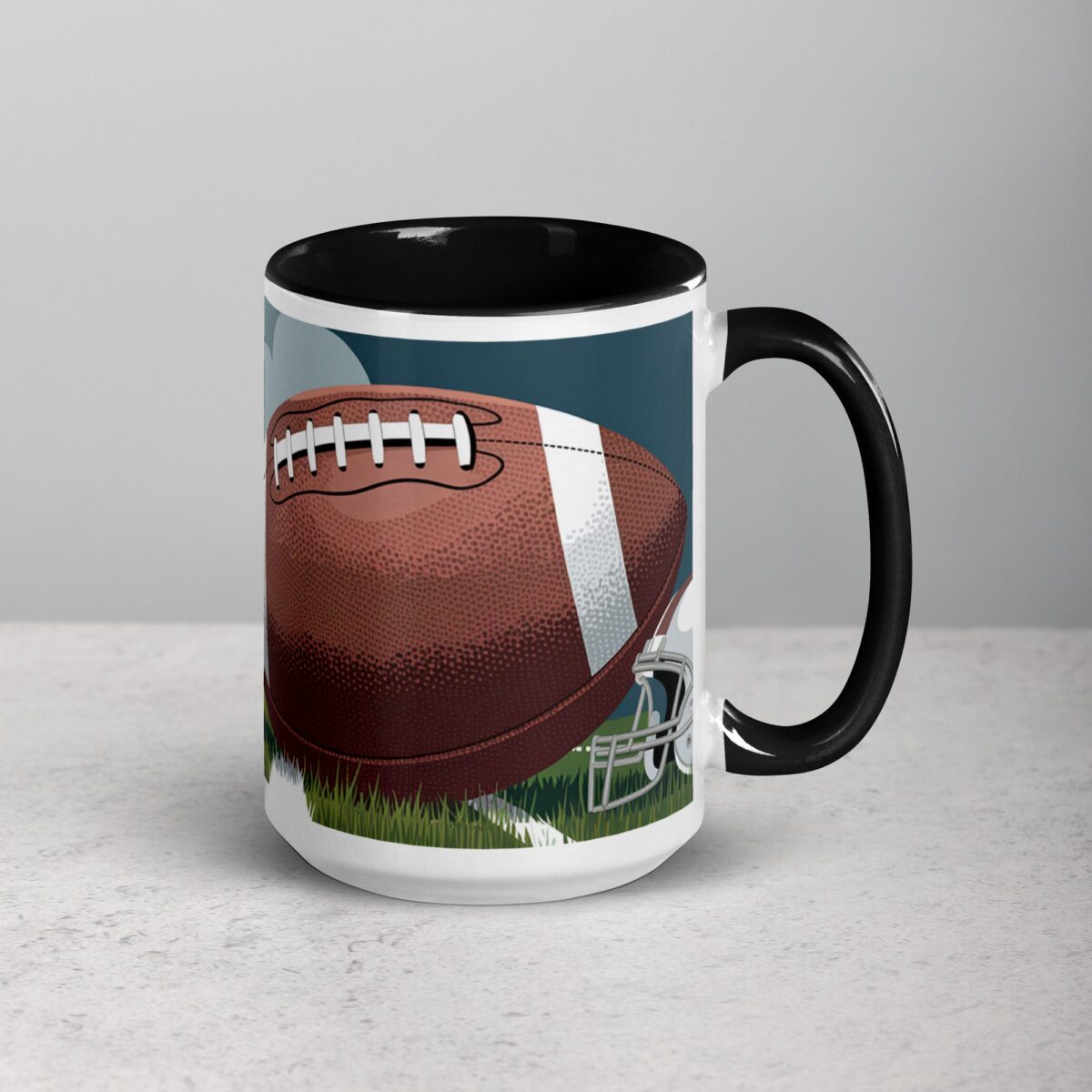 I Love Football Elegant Coffee Mug & Tea Cup - Image 6