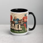 I Love Football Retro Coffee Mug & Tea Cup - Image 6