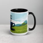 Tee Time & Coffee Time Golf Mug - Image 6
