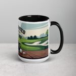 Caffeinated and Ready to Tee Off Golf Mug - Image 6