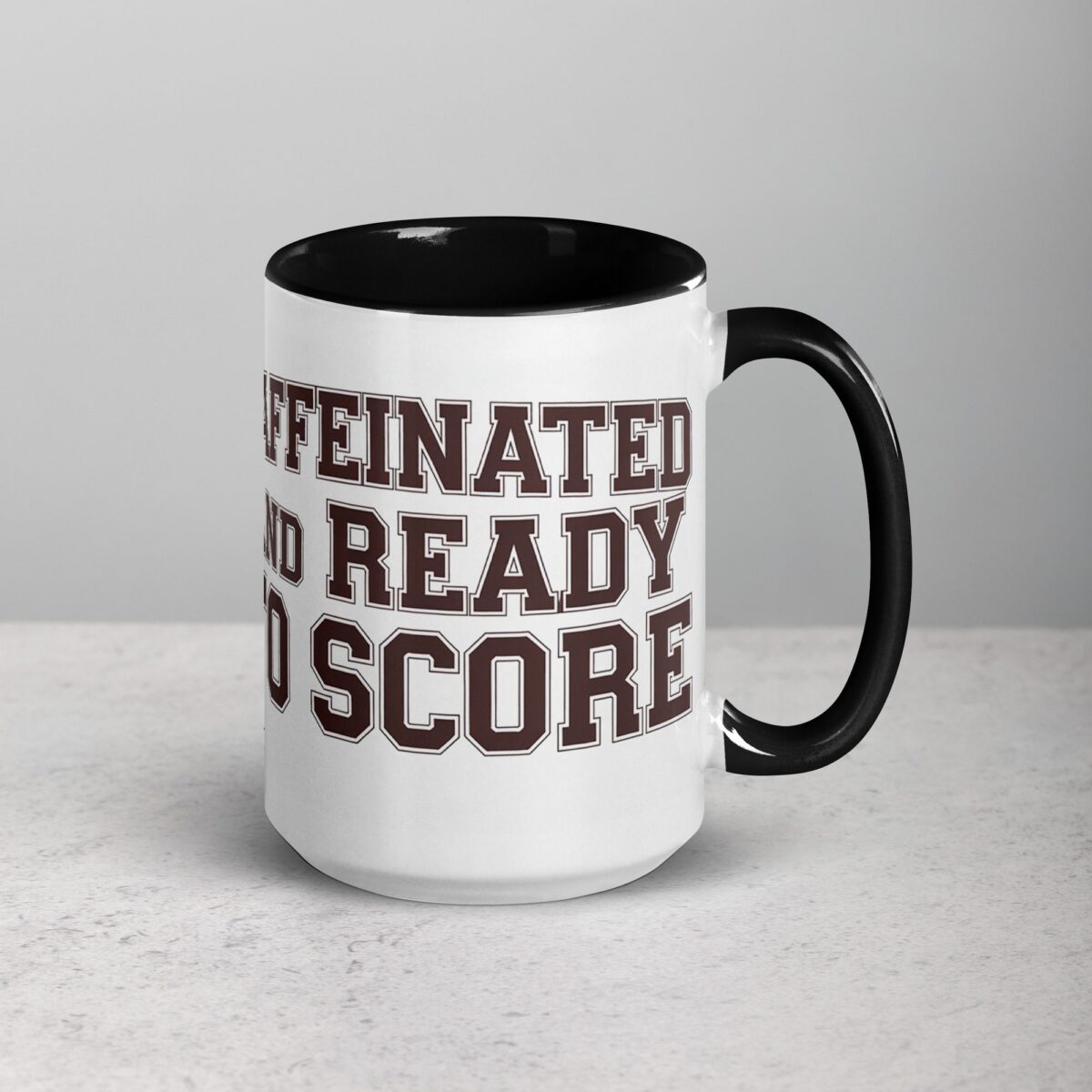Caffeinated and Ready to Score Hockey Mug - Image 6