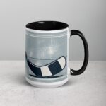 I Love Hockey Elegant Hockey Coffee Cup - Image 6