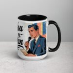 Retro Thank You Best Man Coffee Mug & Tea Cup - Image 6