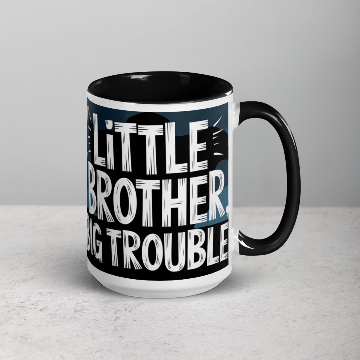 Little Brother, Big Trouble Coffee Mug - Image 6
