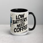 Low Battery, Need Coffee Gamer Mug - Image 6