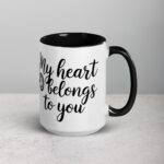 My Heart Belongs to You Girlfriend Coffee Mug - Image 6