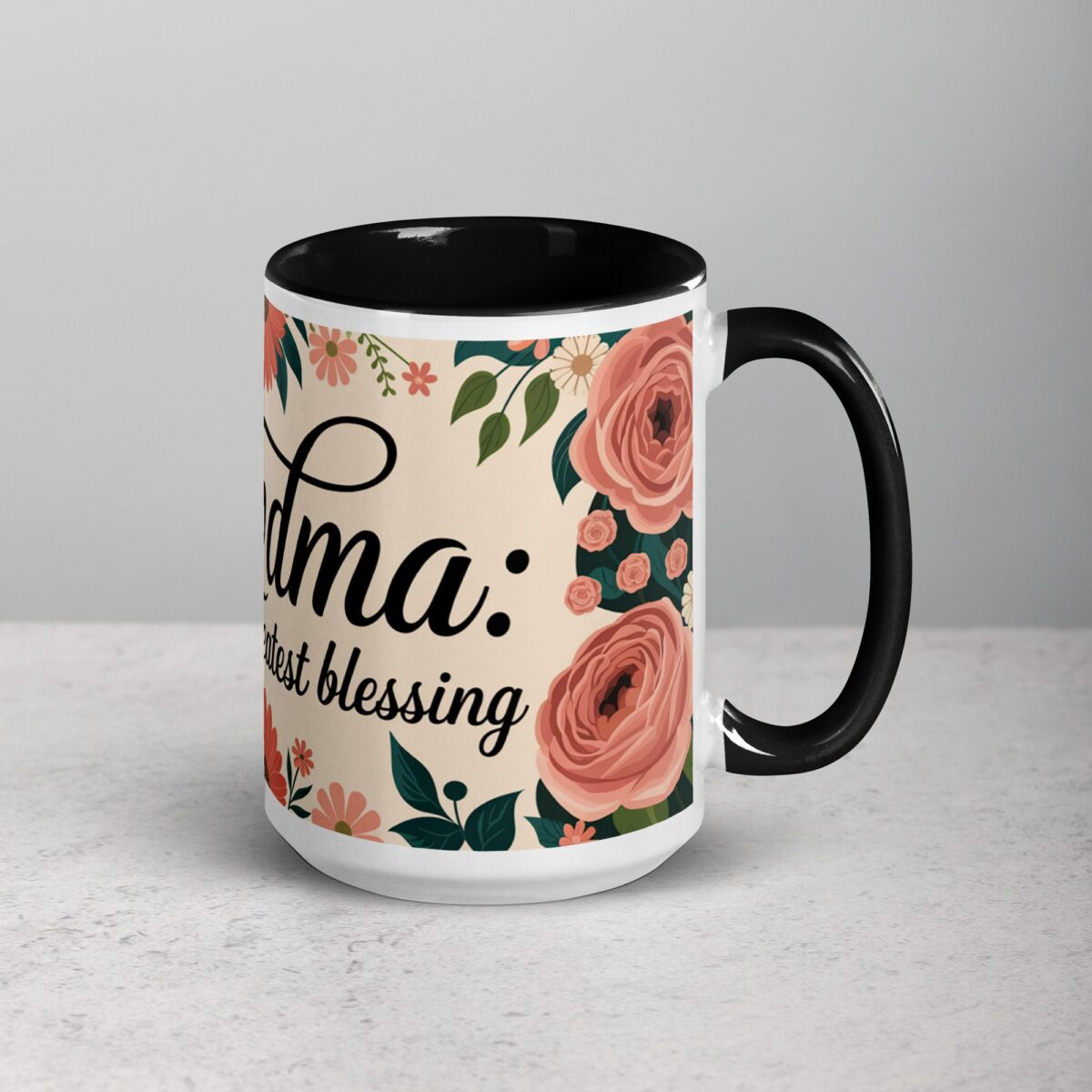Grandma: Life’s Greatest Blessing Coffee Mug - Image 6