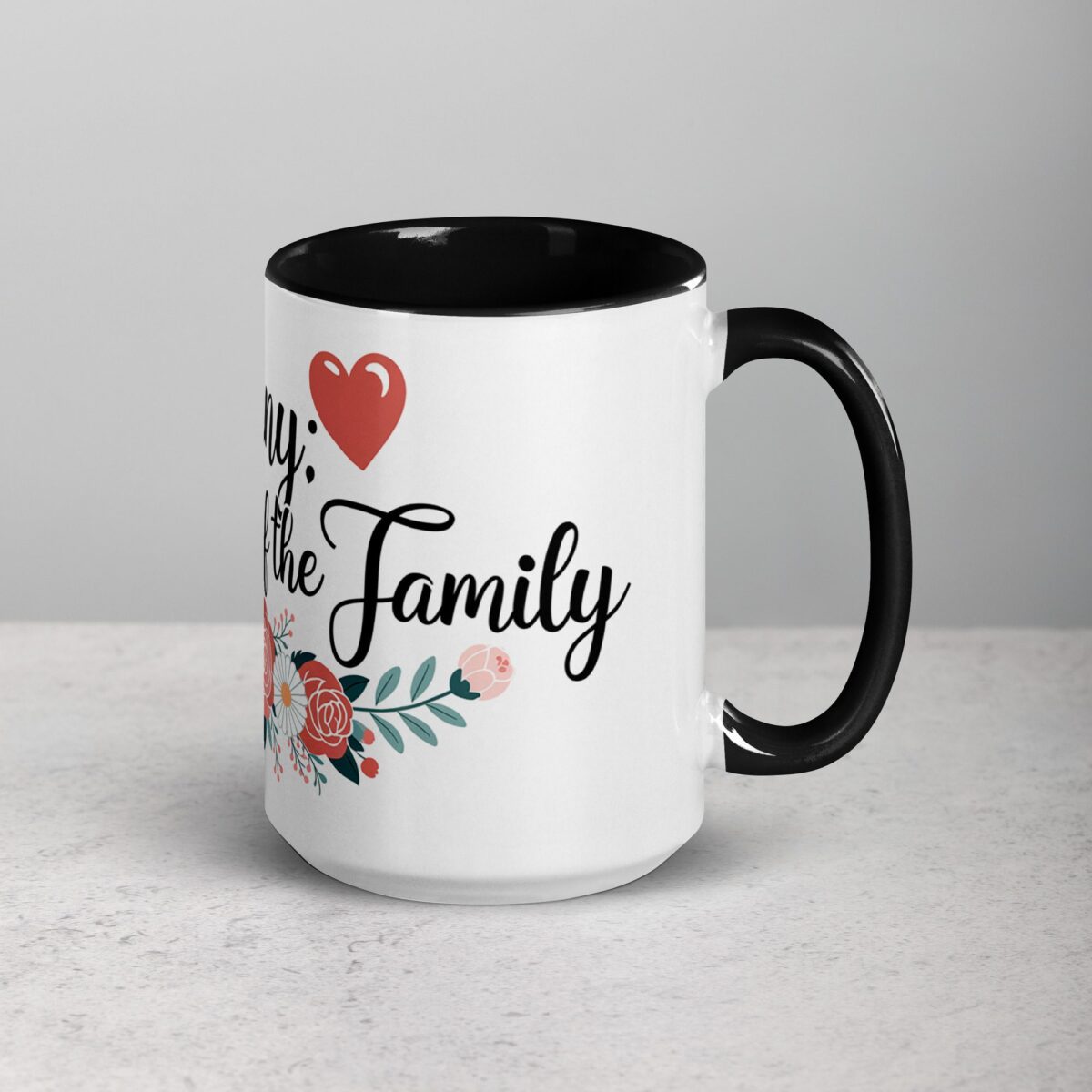 Nanny: The Heart of the Family Coffee Mug - Image 6