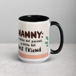 Nanny: A Little Bit Parent, A Little Bit Best Friend Mug - Image 6