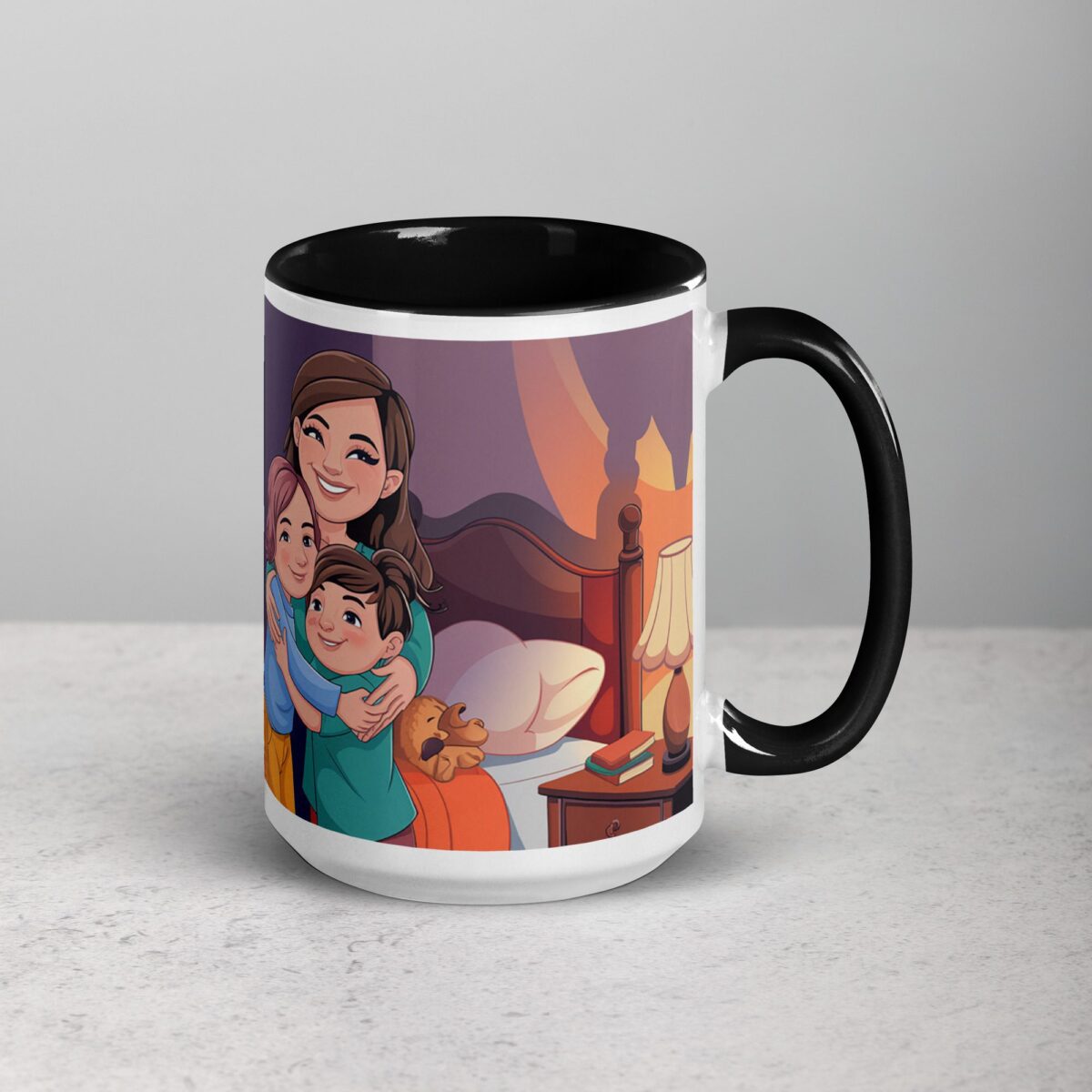 Official Nanny: Hugs, Smiles, and Bedtime Stories Mug - Image 6