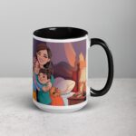 Official Nanny: Hugs, Smiles, and Bedtime Stories Mug - Image 6