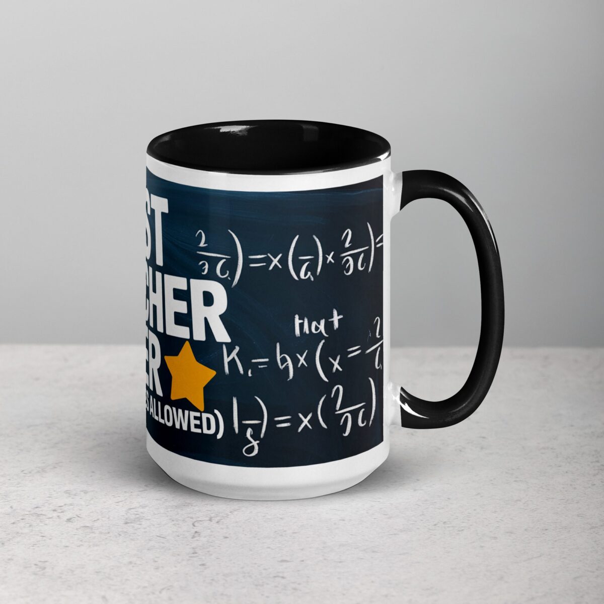 Best Teacher Ever (No Debates Allowed) Coffee Mug - Image 6