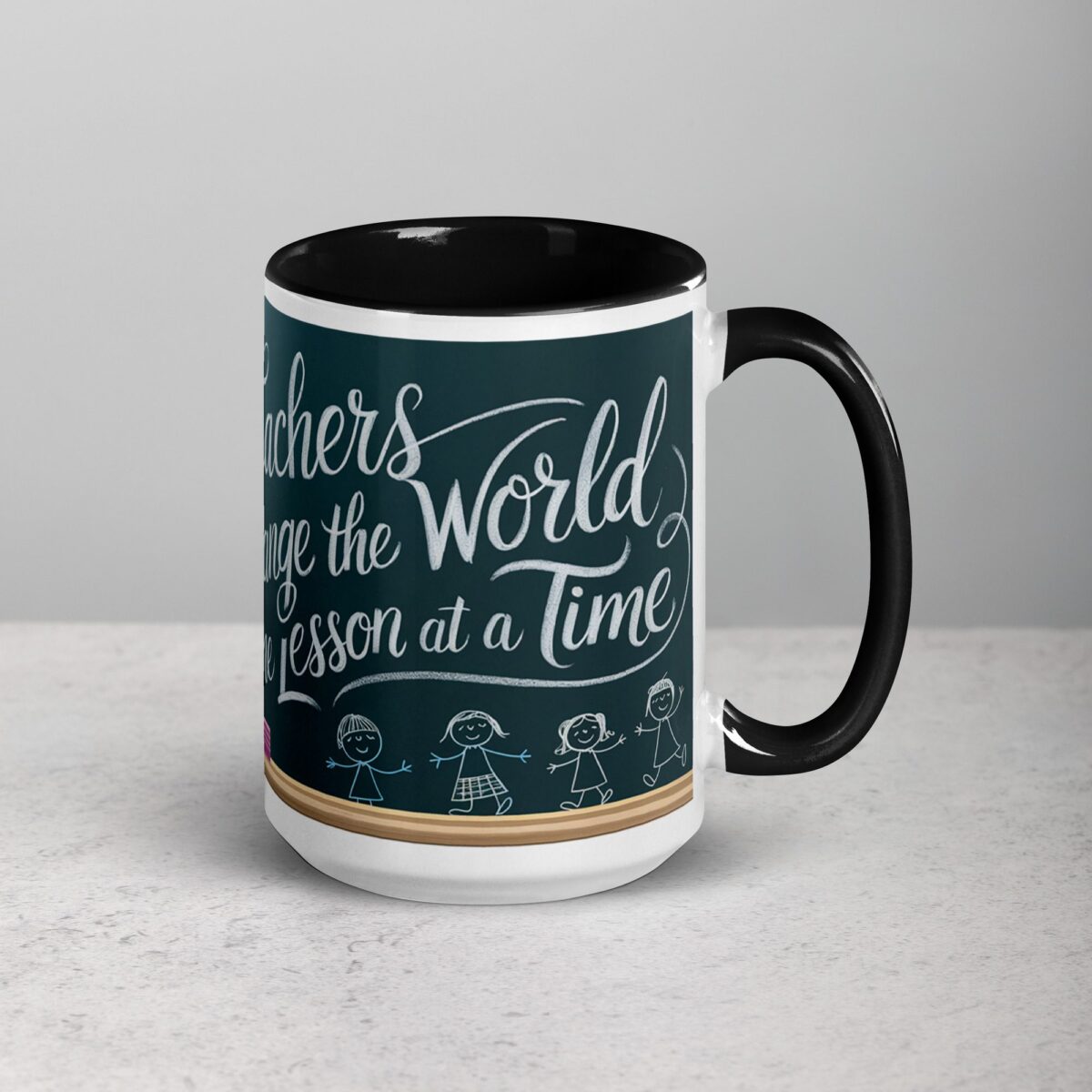Teachers Change the World One Lesson at a Time Mug - Image 6