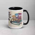 Uncle Life: Fueled by Snacks and Stories Mug - Image 6