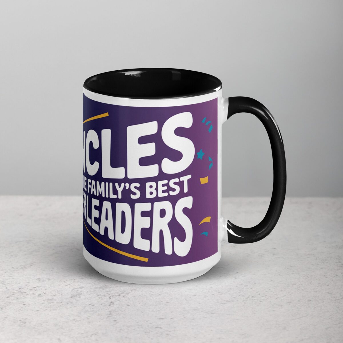 Uncles Are the Family’s Best Cheerleaders Coffee Mug - Image 6