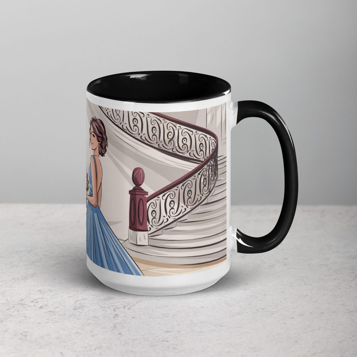 Thank You for Being My Bridesmaid Elegant Coffee Mug - Image 6