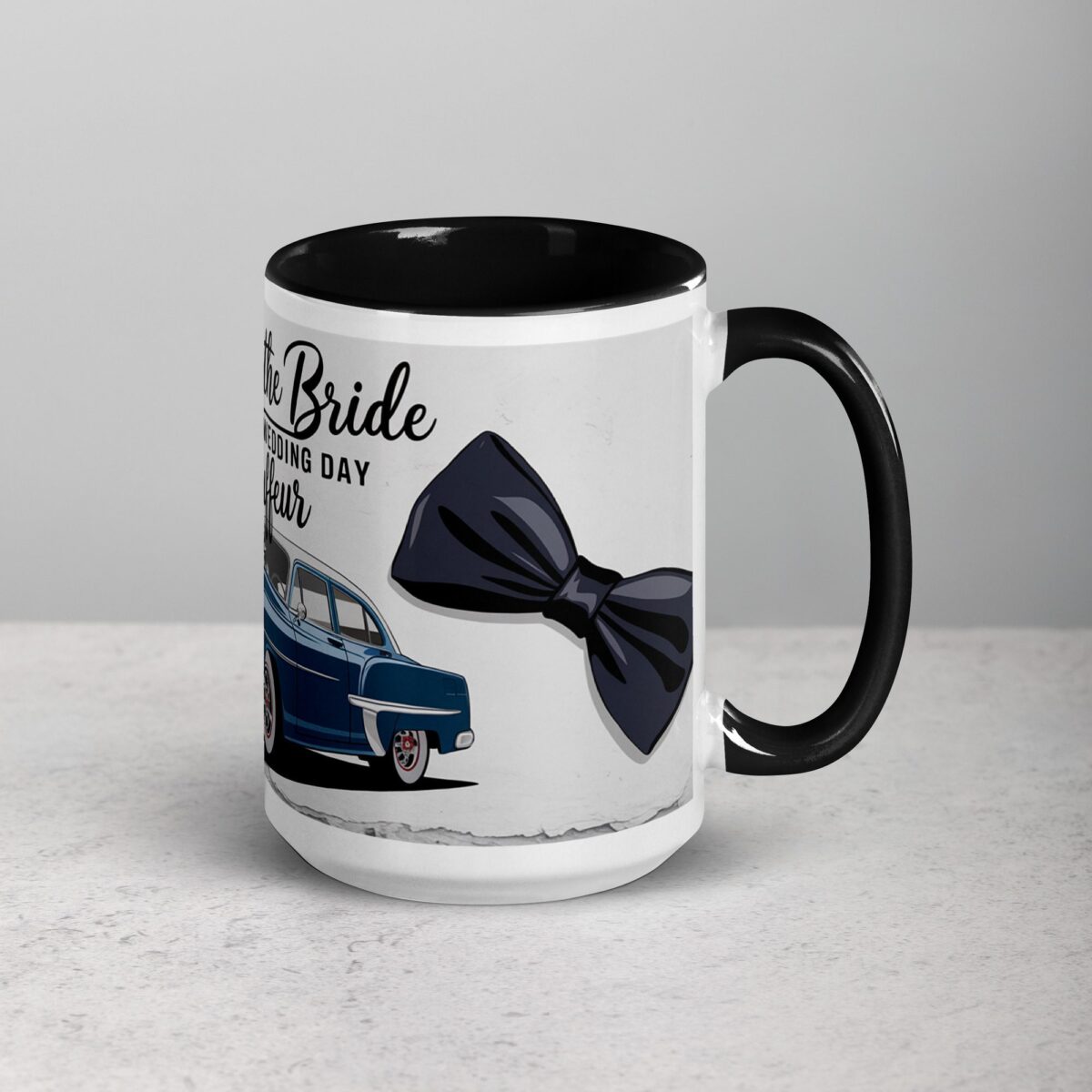Father of the Bride & Official Wedding Day Chauffeur Mug - Image 6