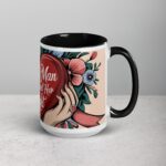 For the Man Who Raised Her Right Coffee Mug - Image 6