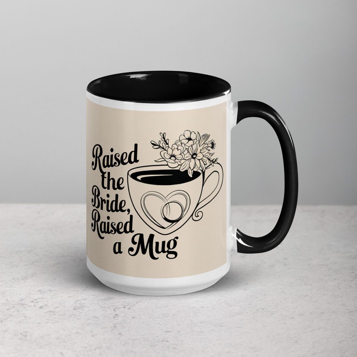 Raised the Bride, Raised a Mug Father of Bride Mug - Image 6