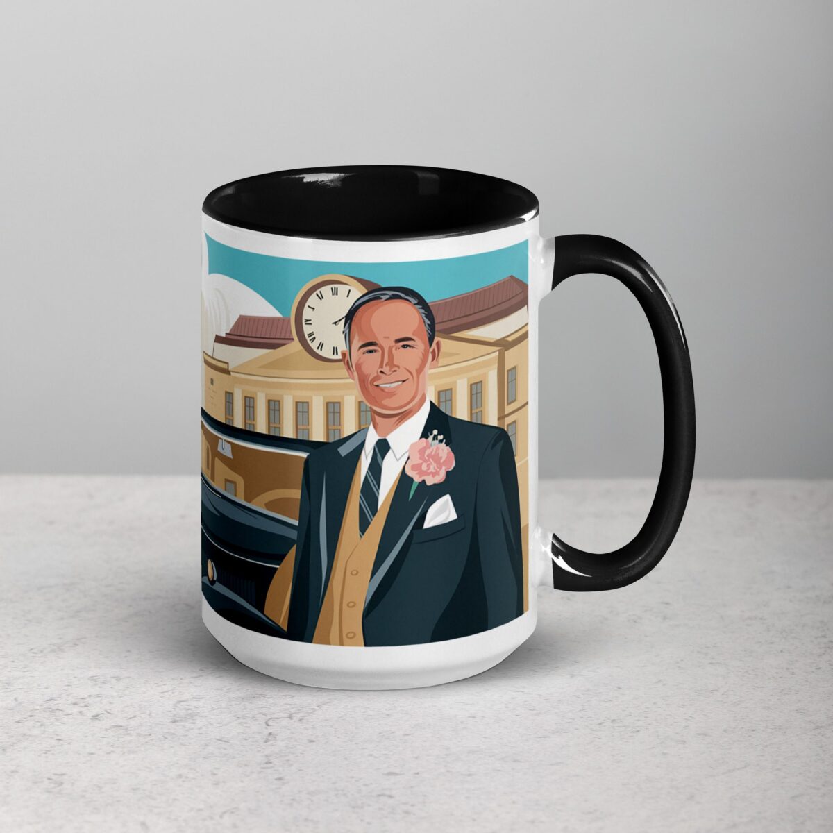 Father of the Bride Retro Coffee Mug & Tea Cup - Image 6