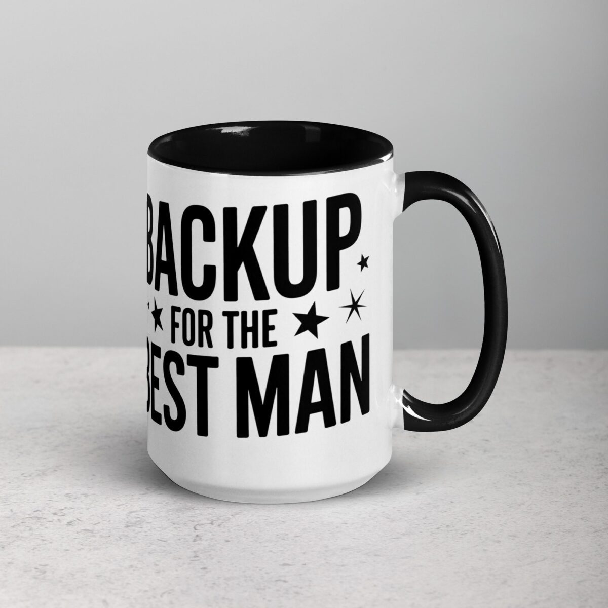 Backup for the Best Man Groomsman Mug - Image 6