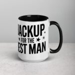 Backup for the Best Man Groomsman Mug - Image 6