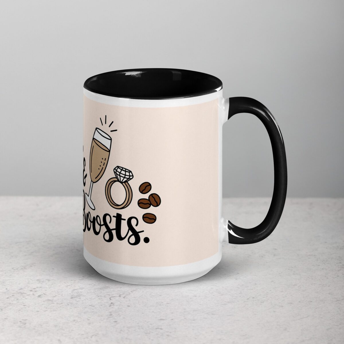 Rings, Toasts & Coffee Boosts Groomsman Mug - Image 6