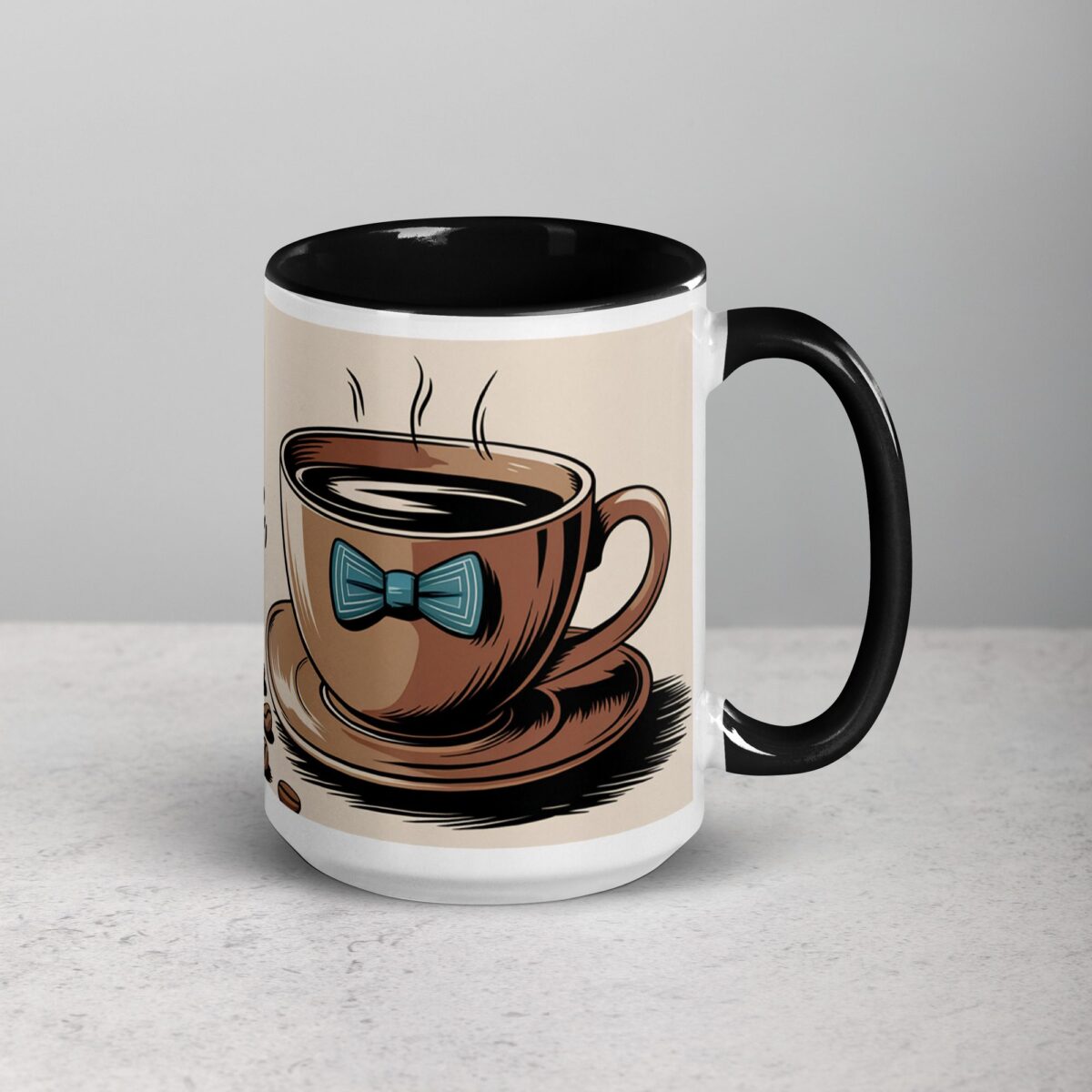 Caffeine, Confidence, and a Bow Tie Groomsman Mug - Image 6