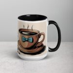 Caffeine, Confidence, and a Bow Tie Groomsman Mug - Image 6