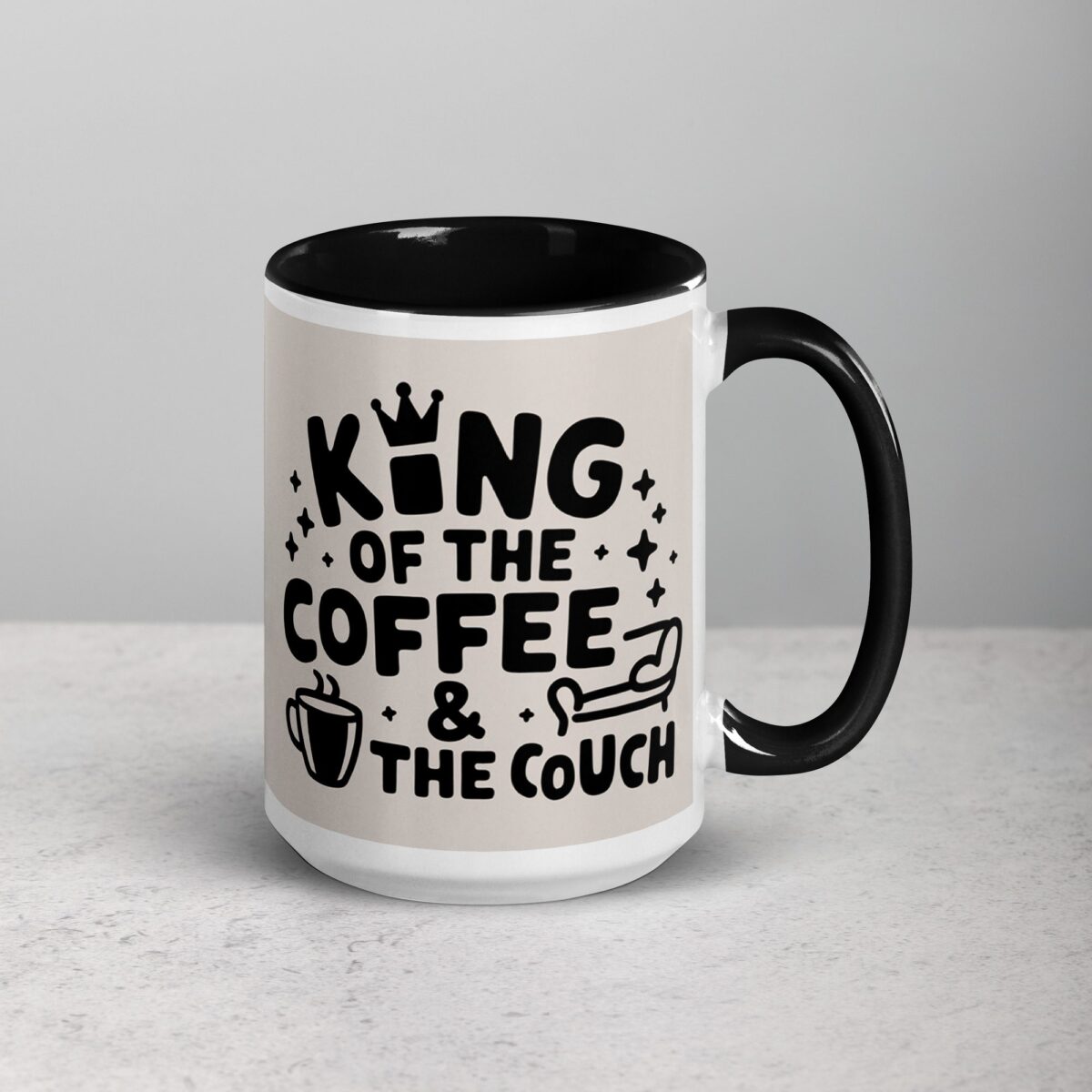 King of the Coffee & the Couch Husband Mug - Image 6