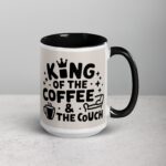 King of the Coffee & the Couch Husband Mug - Image 6