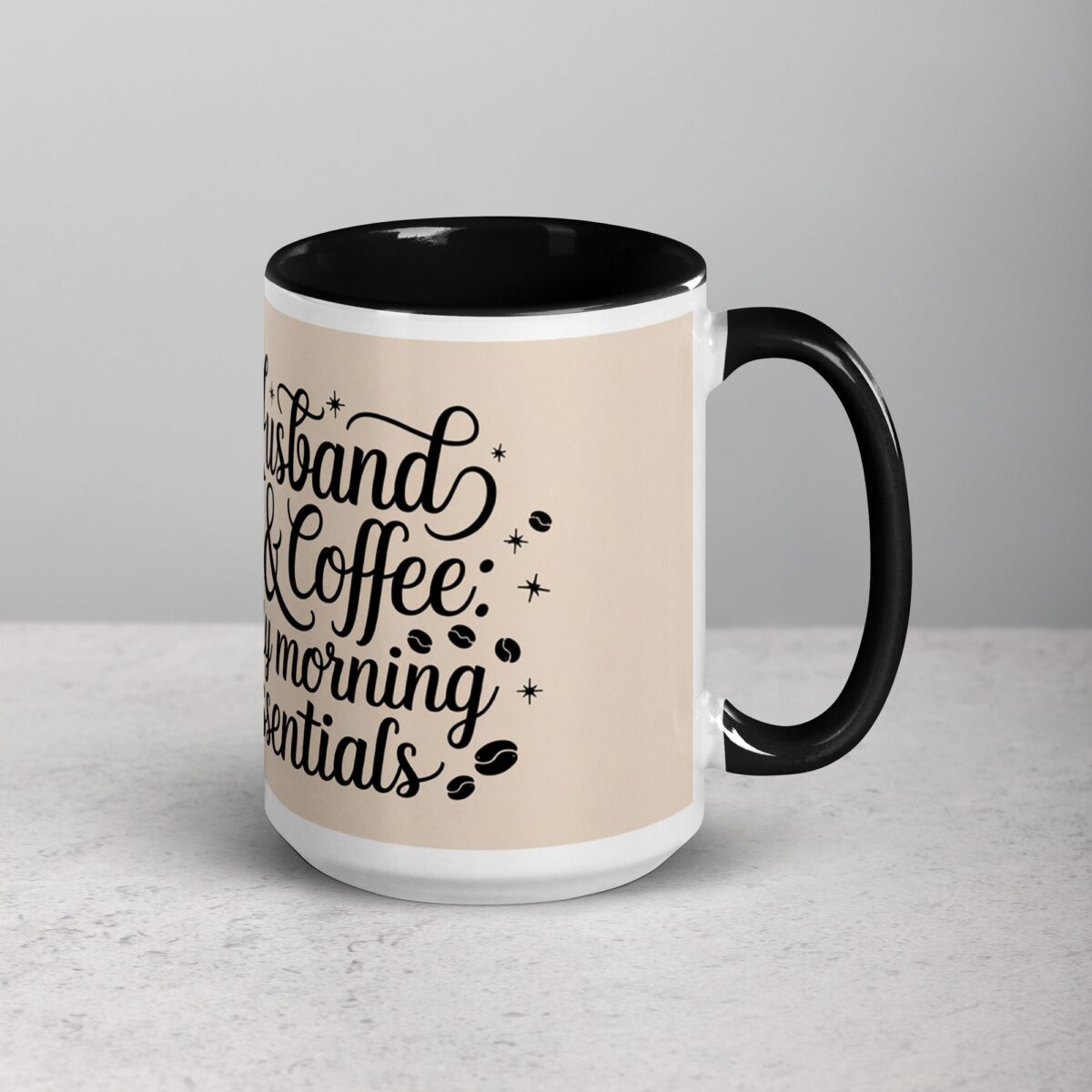 Husband & Coffee: My Morning Essentials Mug - Image 6