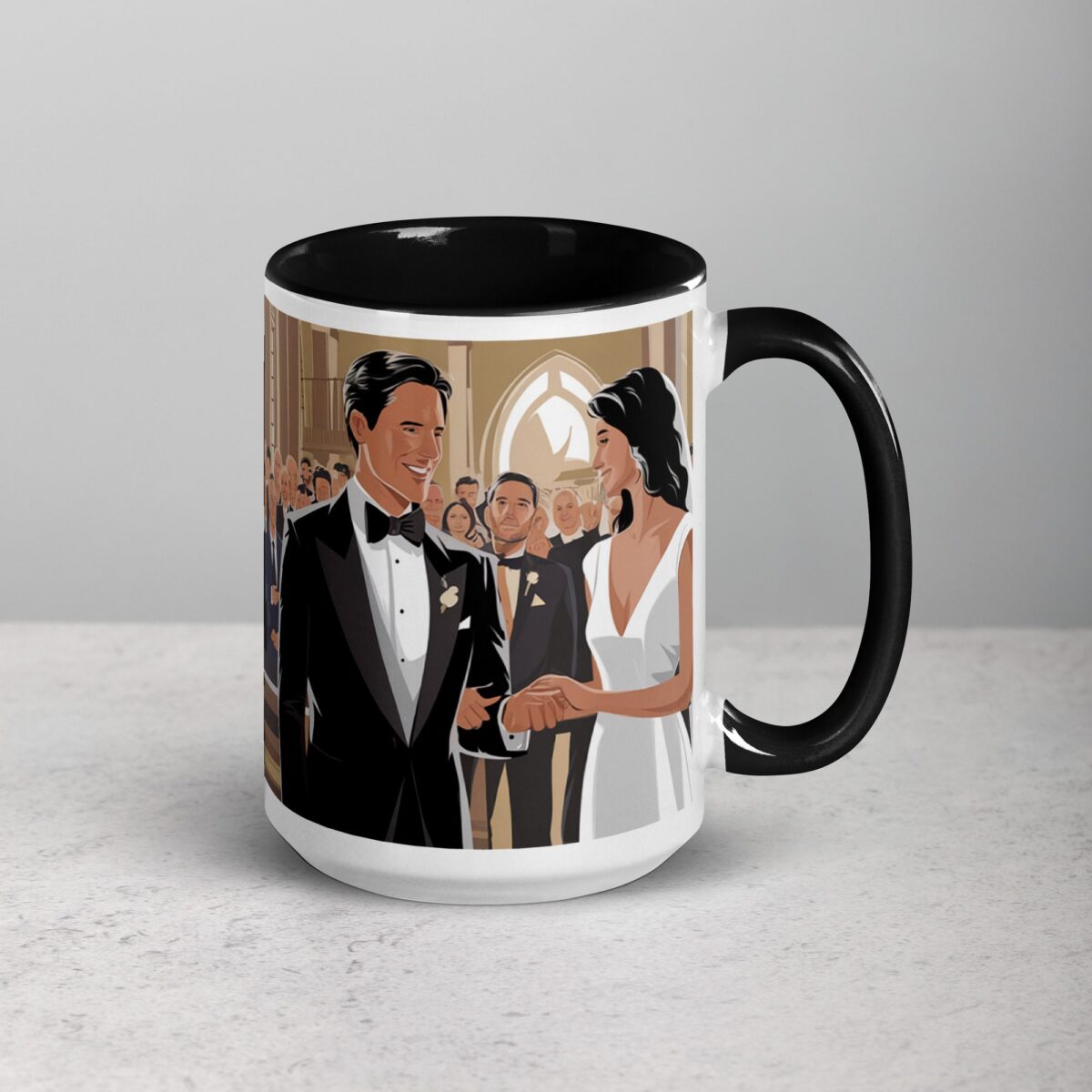I Love My Husband Elegant Coffee Mug & Tea Cup - Image 6