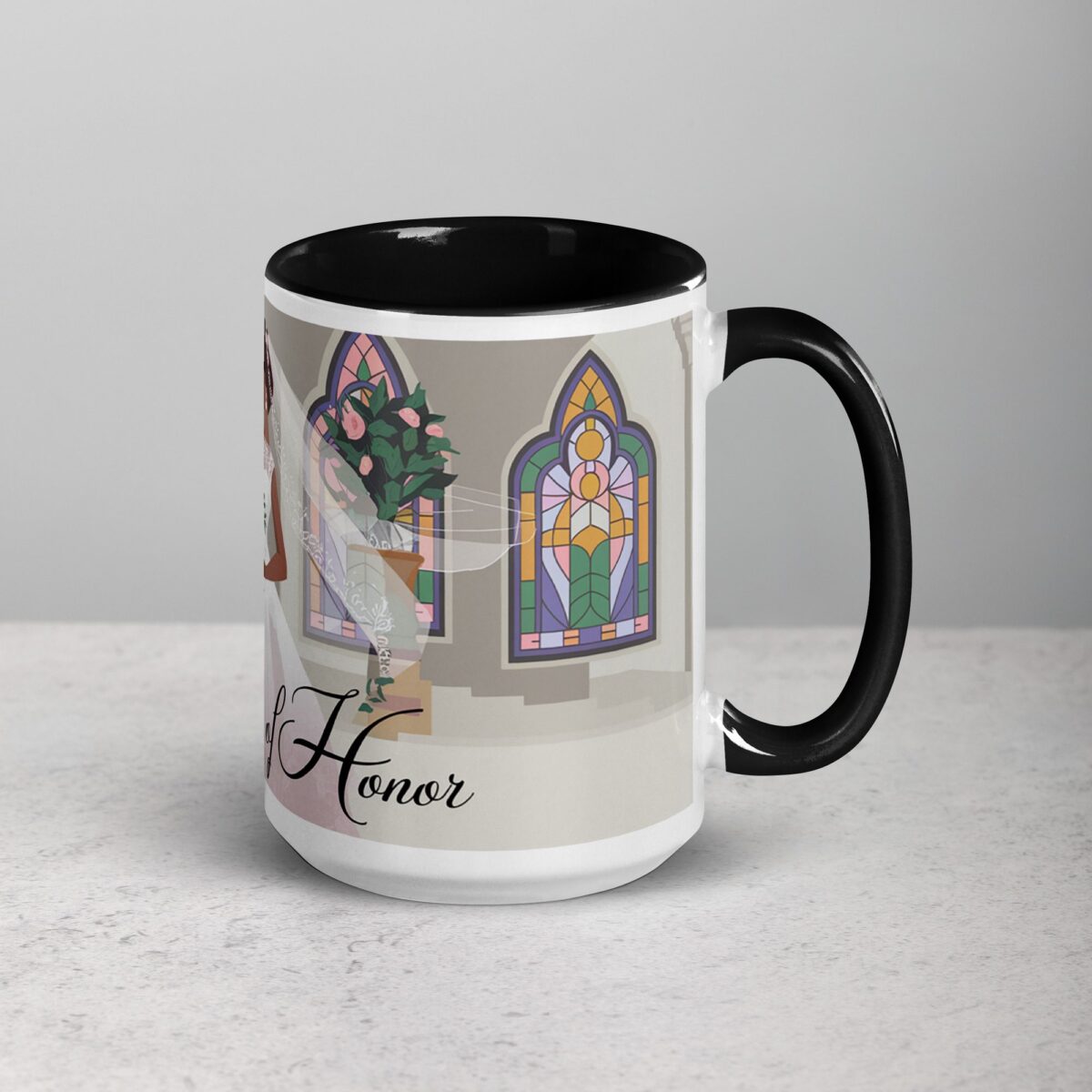 Matron of Honor Elegant Coffee Mug & Tea Cup - Image 6