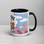 Just Here for the Hugs Coffee Mug - Image 6
