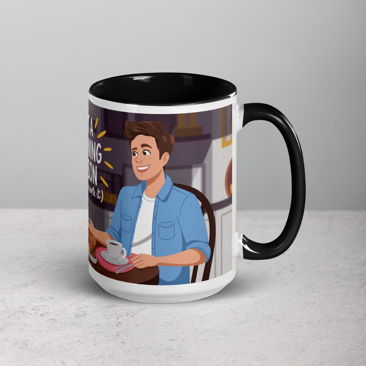 Not a Morning Person (But You’re Worth It) Coffee Mug - Image 6