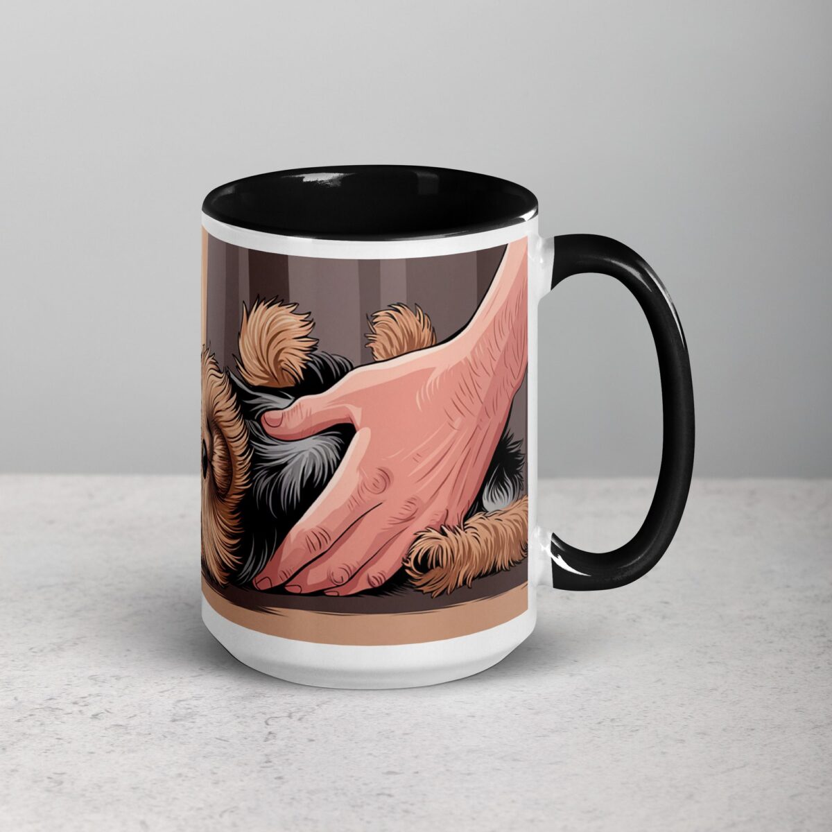 Yorkie Dad: Master of Treats and Belly Rubs Coffee Mug - Image 6